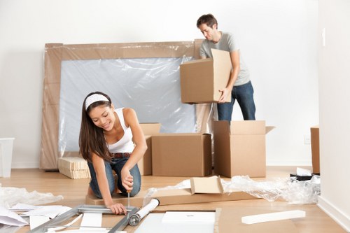 Student bedroom furniture being moved by a local team in Waterloo