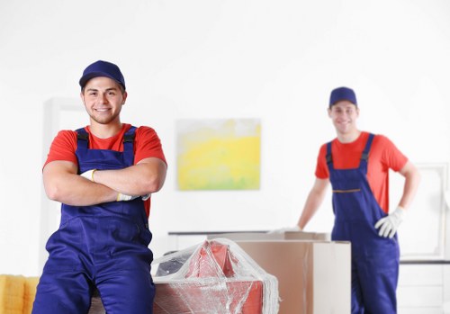 Office removals team planning a business move in Waterloo