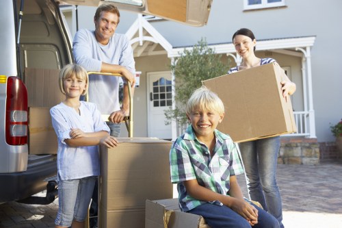 Moving furniture from a busy Waterloo property street
