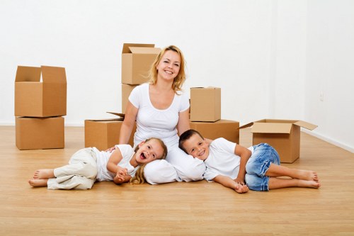 Van loading and flat removal preparation for a local Waterloo move