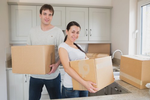 Careful loading and unloading during a Waterloo property relocation